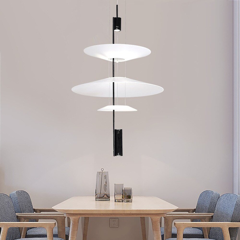 White Luxury Postmodern Lustre Design Chandelier - Querencian