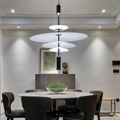 White Luxury Postmodern Lustre Design Chandelier - Querencian