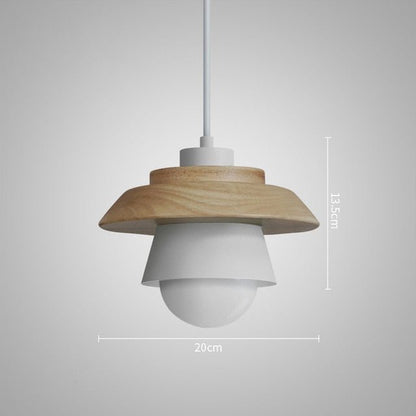 Wood Macaron Colorful Pendant Lights - Querencian