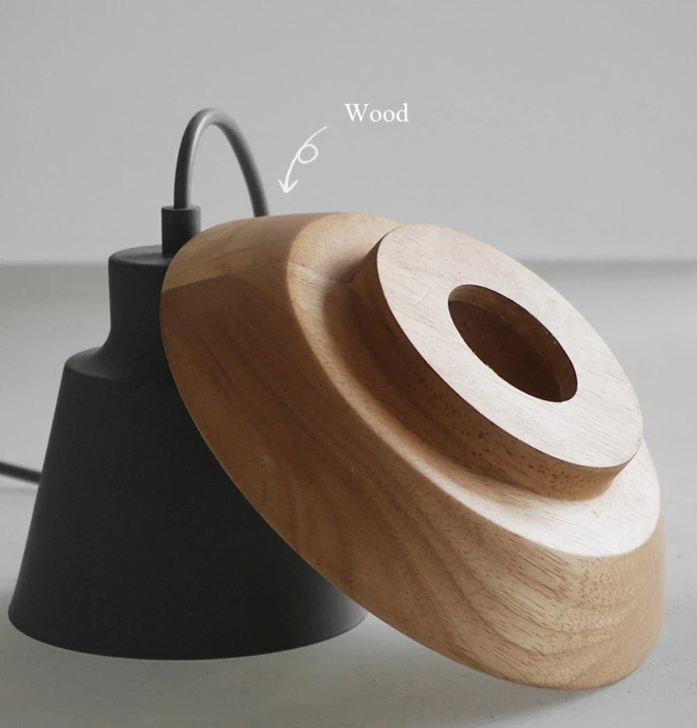 Wood Macaron Colorful Pendant Lights - Querencian
