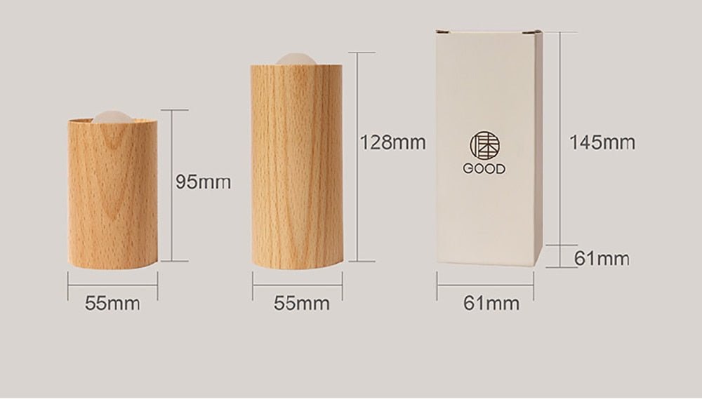 Wooden Air blowing induction candle night lamp - Querencian