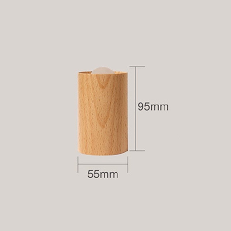Wooden Air blowing induction candle night lamp - Querencian