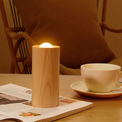 Wooden Air blowing induction candle night lamp - Querencian