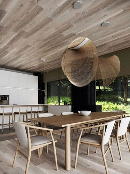 Wooden LED Designer Art Lustre Pendant Lights - Querencian