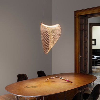 Wooden LED Designer Art Lustre Pendant Lights - Querencian