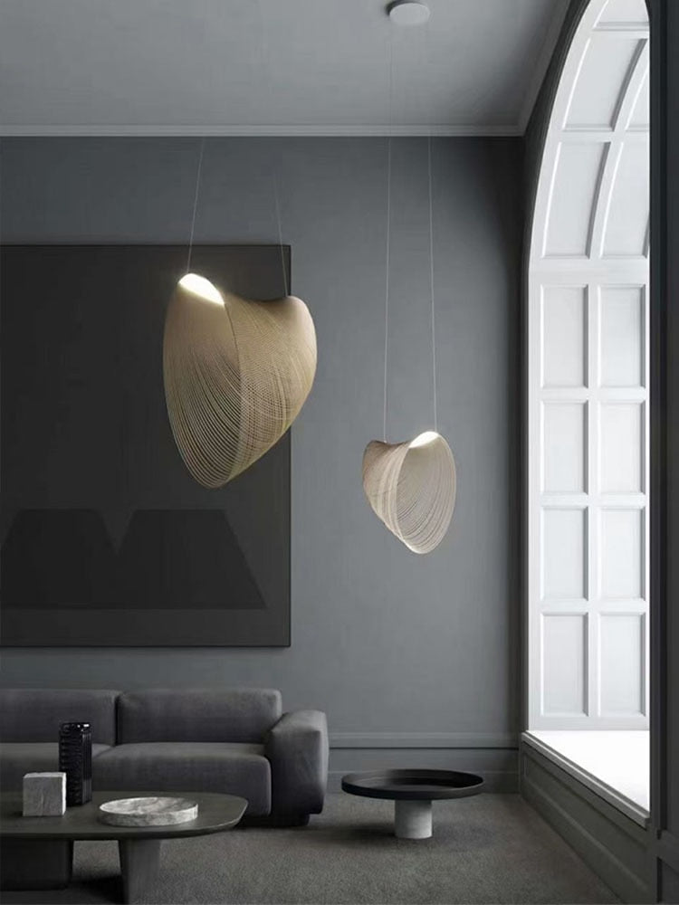Wooden LED Designer Art Lustre Pendant Lights - Querencian
