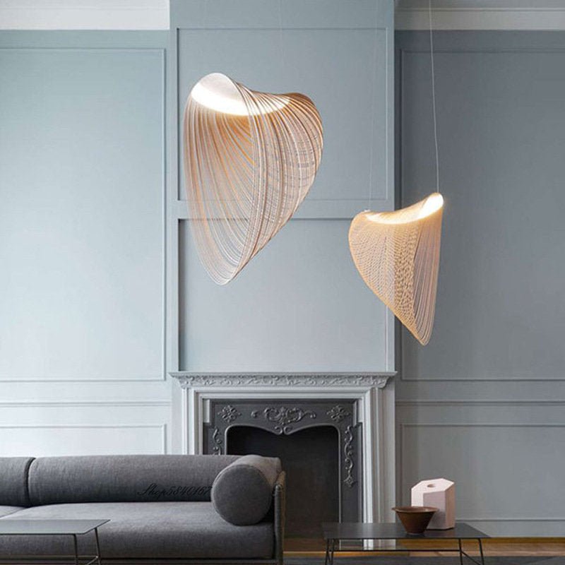 Wooden LED Designer Art Lustre Pendant Lights - Querencian