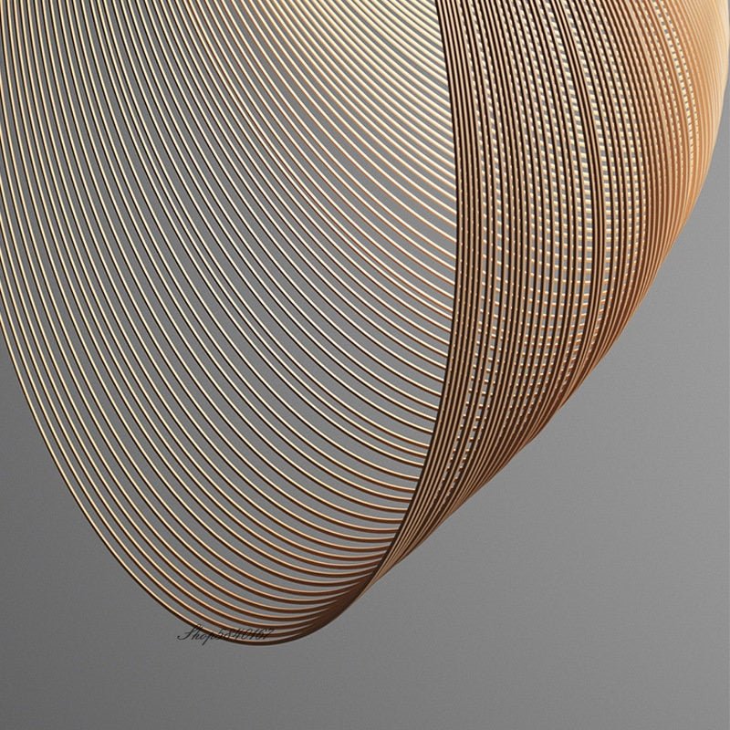 Wooden LED Designer Art Lustre Pendant Lights - Querencian