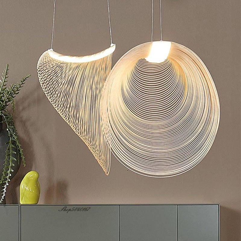 Wooden LED Designer Art Lustre Pendant Lights - Querencian